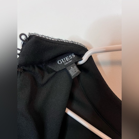 Guess Elegant Black Dress with Rhinestone Accents - Picture 7 of 8